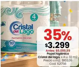 Coto Cristal - papel higiénico del lago oferta
