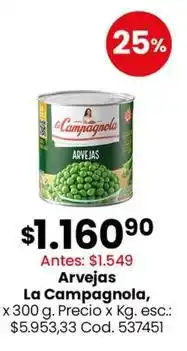 Coto La campagnola - arvejas oferta