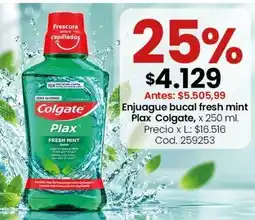 Coto Colgate - enjuague bucal fresh mint, x 250 ml. cod. 259253 oferta