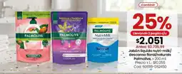 Coto Palmolive - jabón líquido nutri-milk/descanso floral/naturals oferta