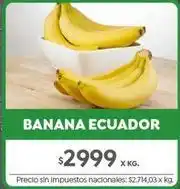 Jumbo Banana ecuador oferta