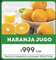 Jumbo Naranja jugo oferta