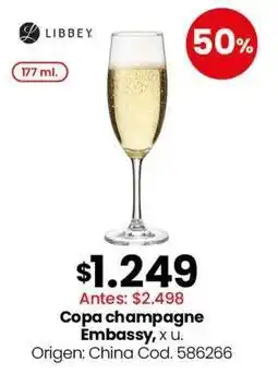 Coto Embassy - copa champagne oferta