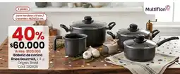 Coto Multiflon - batería de cocina linea gourmet, x 4 u. cod 282928 oferta