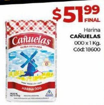 Diarco Harina Cañuelas 000 x 1 kg oferta
