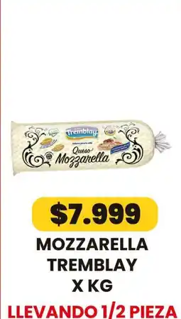 Autoservicio Capo Tremblay mozzarella oferta