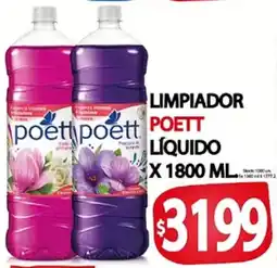 Supermercados Becerra Poett limpiador liquido oferta