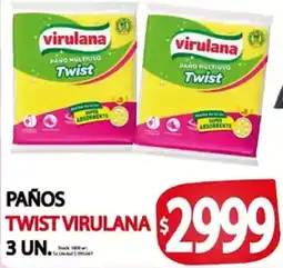 Supermercados Becerra Virulana paños multiuso twist oferta
