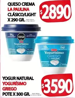 Supermercados Becerra La paulina queso crema clásico/light oferta