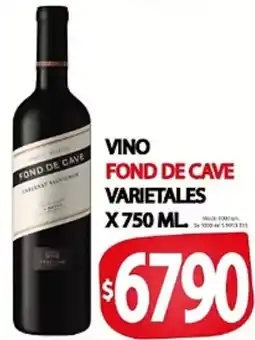Supermercados Becerra Fond de cave vinales oferta