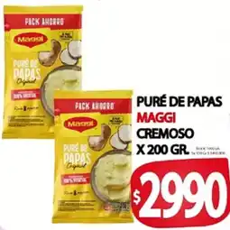 Supermercados Becerra Maggi puré de papas cremoso oferta