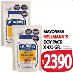 Supermercados Becerra Hellmann's mayonesa clásica oferta