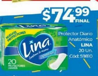 Diarco Lina Protector Diario Anatomico 20 Un. oferta