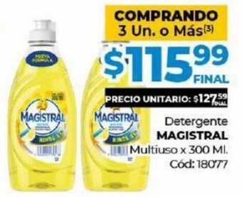 Diarco Magistral Detergente Multiuso x 300 ml. oferta