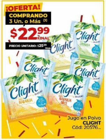 Diarco Clight Jugo en Polvo oferta