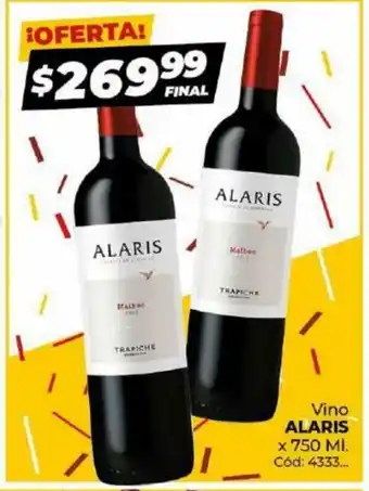 Diarco Alaris Vino x 750 ml oferta