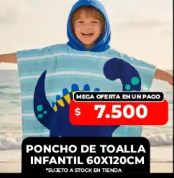 Poncho de toalla infantil