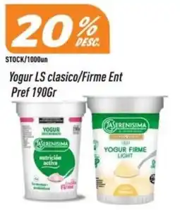 Supermercados Comodin La serenisima yogur ls clasico/firme ent oferta