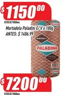 Supermercados Comodin Paladini mortadela e/v oferta