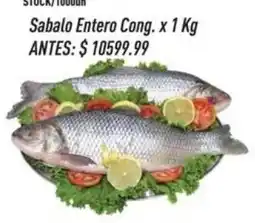 Supermercados Comodin Sabalo entero cong. oferta