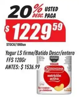 Supermercados Comodin La serenisima yogur ls firme/batido descr/entero oferta