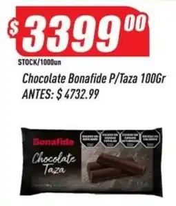 Supermercados Comodin Bonafide chocolate taza oferta
