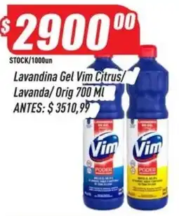 Supermercados Comodin Vim lavandina gel vim citrus/lavanda/orig oferta