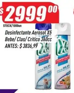 Supermercados Comodin Desinfectante Aerosol X5 oferta