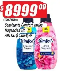 Supermercados Comodin Comfort suavizante varias fragancias oferta