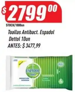 Supermercados Comodin Espadol toallas antibact. dettol oferta