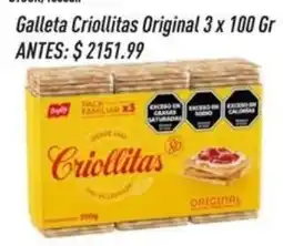 Supermercados Comodin Galleta Criollitas Original oferta