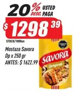 Supermercados Comodin Savora mostaza oferta