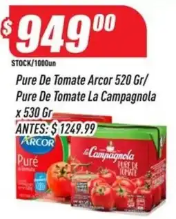 Supermercados Comodin Arcor pure de tomate oferta
