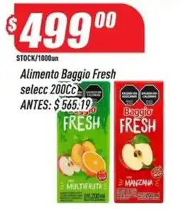 Supermercados Comodin Baggio Fresh oferta