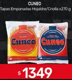 Nini Mayorista Cuneo tapas empanadas hojaldre/criolla oferta