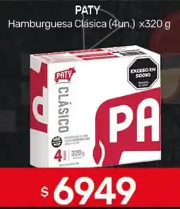 Nini Mayorista Paty hamburguesa clásica oferta