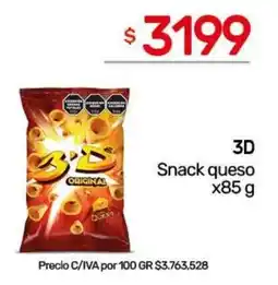 Nini Mayorista 3d snack queso oferta