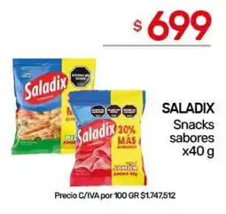 Nini Mayorista Saladix snacks sabores oferta