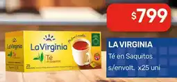 Nini Mayorista La virginia té en saquitos oferta