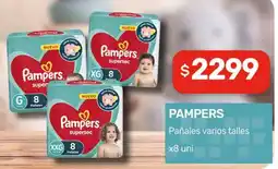Nini Mayorista Pampers pañales varios talles oferta