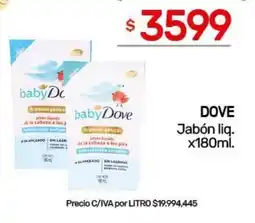 Nini Mayorista Dove jabón liq. oferta