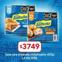 Nini Mayorista La saltena tapas para empanada criolla/hojaldre oferta