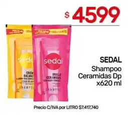Nini Mayorista Sedal shampoo ceramidas dp oferta