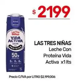 Nini Mayorista Las tres niñas leche con proteína vida activa oferta