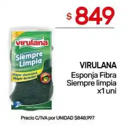 Nini Mayorista Virulana esponja fibra siempre limpia oferta