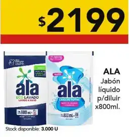 Nini Mayorista Ala jabón líquido p/diluir oferta