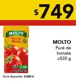 Nini Mayorista Molto puré de tomate oferta