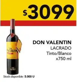 Nini Mayorista Don valentin lacrado tinto/blanco oferta