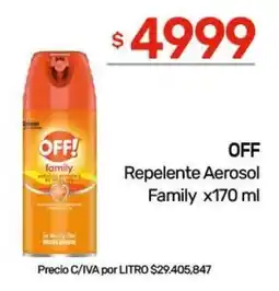 Nini Mayorista Off repelente aerosol family oferta