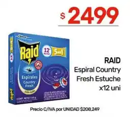 Nini Mayorista Raid espirales country fresh oferta